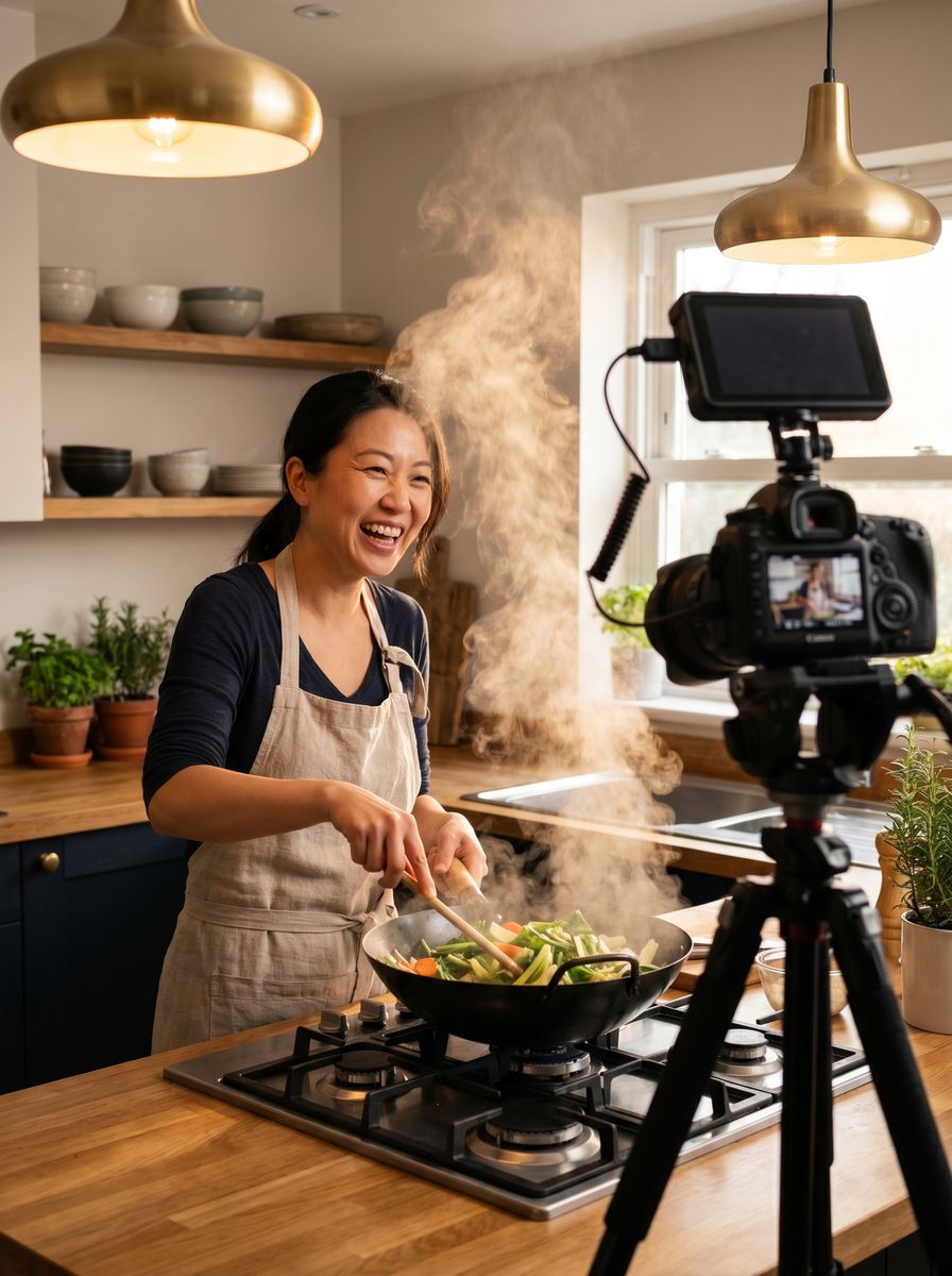 国产自拍美食视频教程